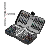 Vman Ratchet Screwdriver Set, 66 In 1 Magnetic Sets, S2 Gray. Fixed Price $50.05.