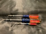 Vintage Craftsman Screwholder Screwdriver Set (3PC) Usa 41124, 41123, 2292657. Fixed Price $45.00.