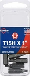 Mayhew 18226-5 T15H 1" Tamper Torx Insert Bit, Pack 1EA. Fixed Price $31.62.
