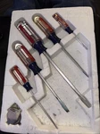 Sears Craftsman Usa Double Line Crown Logo Screwdriver Set 6PC Flathead Slotted. Fixed Price $89.00.