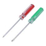 Antrader 2PCS Screwdriver Set, Non-magnetic 3MM Phillips & 3X75MM, Red, Green. Fixed Price $11.99.