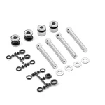 Backrest Saddlebag Docking Hardware Kit For Harley Deluxe Fat Boy Cross Bones. Fixed Price $19.99.