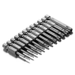12PCS T5-T40 Torx Screwdriver Bit Set S2 Steel Magnetic Tamper Proof Star Sec.... Fixed Price $10.69.