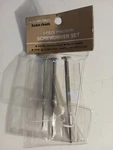 Radioshack 3-PIECE Precision Screwdriver Set Cat No. 64-1982 B. Fixed Price $10.00.