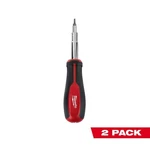 Milwaukee 11-IN-1 Multi-tip Screwdriver With Square Bits (2-PACK). Fixed Price $17.99.