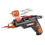 Worx Semi-automatic Screwdriver With Holder And 6 Bits Rechargeable Tool. Fixed Price $72.19.
