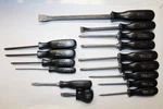 Snap-on Tools 16PC Black Handles Prybars Screwdrivers Torx Hex Lot Usa. Fixed Price $175.00.
