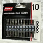 Maxtech 10 Piece Assorted Double Ended Drive Bits Fast Shipping Ships From Us. Fixed Price $6.99.