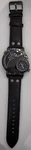 Oulm Watch 9591 Dual Time Zone Dials Quartz Alloy Black Face Band Mens. Fixed Price $18.00.