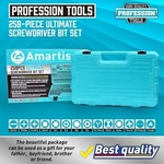 258-PIECE Ultimate Screwdriver Bit Set,chrome Vanadium Steel Sec. Fixed Price $54.99.