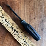 Vintage Craftsman Professional Black Hard Handle P2 Phillips Screwdriver 47436. Fixed Price $15.99.