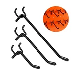Dualshine 60PCS Black Pegboard Hooks, 2/4/6 INCH-60PACK,. Fixed Price $30.29.