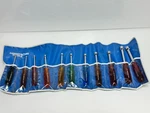 Armstrong Tools Usa 29-263 11PC Sae 3/16-5/8" Colored Nut Driver Set Lot In Roll. Fixed Price $174.99.