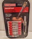 Craftsman Speed-lok 14-PIECE Compact Screw Guide Set 1/4" Bit 926148. Fixed Price $18.74.