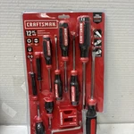 + Craftsman 12 Piece Bi-material Screwdriver Set Black Oxide Tip CMHT65071N. Fixed Price $44.09.
