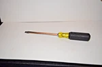 Klein Tools 600-6 Flathead Screwdriver 6" Heavy-duty Square-shank. Fixed Price $12.99.