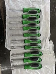 Matco Tools 10PC Metric Nut Driver Set Green Ergonomic Handle Steel. Fixed Price $139.99.
