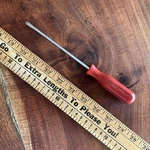 Mac Tools Flat/slotted Screwdriver Model SDC6A Made In The Usa. Fixed Price $9.74.