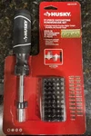 Husky Ratcheting Screwdriver Set (51-PIECE) Soft Grip Handle. Fixed Price $20.99.