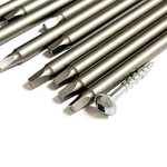 Jfogo 10 Pieces Square Head #2 Magnetic Screwdriver Bits Set SQ2 Power Tools .... Fixed Price $23.17.