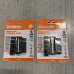 Of 2 Warrior Metric & Sae Magnetic Nut Setter 9-PC Steel Drills Drivers. Fixed Price $29.99.