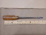 Vintage Oxwall Flat/slotted Screwdriver 9-1/4" Long Made Usa Please Read. Fixed Price $13.89.