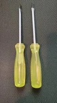 Set Of 2 Urrea 9604 Slotted Screwdrivers 1/4X4 Amber. Fixed Price $13.99.