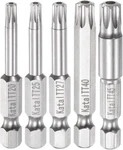 Harfington TT20-TT45 Magnetic Security Star 7 Point Screwdriver Bit One Size. Fixed Price $20.44.
