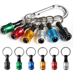 Katerk 6 Pcs 1/4 Inch Hex (1 Carabiner + Bit-holders), Silver Set). Fixed Price $14.76.