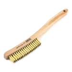 70518 Forney Industries Scratch Brush With Long Handle, Brass, 3 X 19 Rows. Fixed Price $18.06.