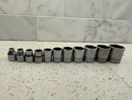 Snap-on 211FSY 11PC 3/8" Drive 6-POINT Sae Shallow Socket Set. Fixed Price $119.99.