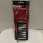 Autocraft- AC319 Deep Socket Set Pc. Sae 1/4 Drive, With Holder, New. Fixed Price $18.85.