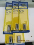 Irwin 3510192C #3 Phillips 1" Insert Bit Lot Of Packs. Fixed Price $7.99.