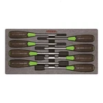 Vessel 8PC Non-slip Metric Nutdriver Set 5-14MM Wood Composite Grip 3808 Japan. Fixed Price $85.50.