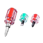 3PCS Short Screwdriver Set Flat & Phillips 2-IN-1 Tool For Tight Space Repair. Fixed Price $13.99.