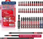 Geinxurn 42PIECES Screwdriver Bits Set, Impact Magnetic S2 Steel Multi Insert Po. Fixed Price $28.92.