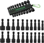 Swanlake 20PCS Power Nut Driver Set For Impact Drill, 1/4 Hex Head Bit. Fixed Price $12.75.