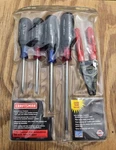 Nos Rare Craftsman Cushion Grip Screwdriver W/wire Stripper Set Pr 34-73600 Usa. Fixed Price $184.99.
