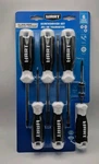 Hart 6 Piece Screwdriver Set Phillips, Slotted, Square. Fixed Price $24.98.