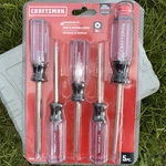 Star Screwdriver Set Of Craftsman 5PC Torx CMHT65051. Fixed Price $22.00.