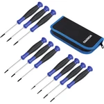 Workpro 10PIECE Precision Screwdriver Set With Pouch Magnetic Repair. Fixed Price $15.39.
