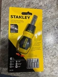 Stanley Stubby Multi-bit Ratcheting Screwdriver 66-358. Fixed Price $39.99.