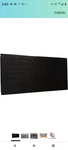 Wall Control Pegboard 16IN X 32IN Horizontal Black Metal Tool. Fixed Price $52.63.