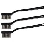 Hyde 7" Stainless Steel Mini Wire Brush 3 Pieces. Fixed Price $12.07.