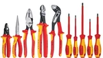 Knipex Insulated Industrial Tool Set With Hard Case 10 Pieces 9K 98 31. Fixed Price $293.38.