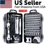 Magnetic Screwdriver Bit Set For Iphone Macbook Tool Kit Repair Watch 117PCS. Fixed Price $18.99.