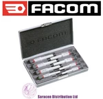 Facom Micro-tech 8-PIECE Precision Screwdriver Set Torx, T5 T20 AEX.J2. Fixed Price $73.28.