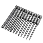 Yuqafqe 11-PIECE Magnetic S2 Steel Torx Screwdriver Set, Color Of Alloy. Fixed Price $11.99.