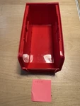 Akro-mils Akrobin Plastic Storage Red 11X5.5X5 Stackable Garage Warehouse. Fixed Price $19.99.