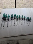 Wera Lot Of 12 Torx Screwdriver New With Case. Fixed Price $30.00.